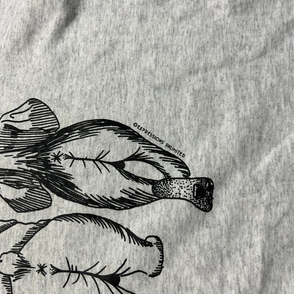 vintage dog butt graphic tee - Picture 3 of 7